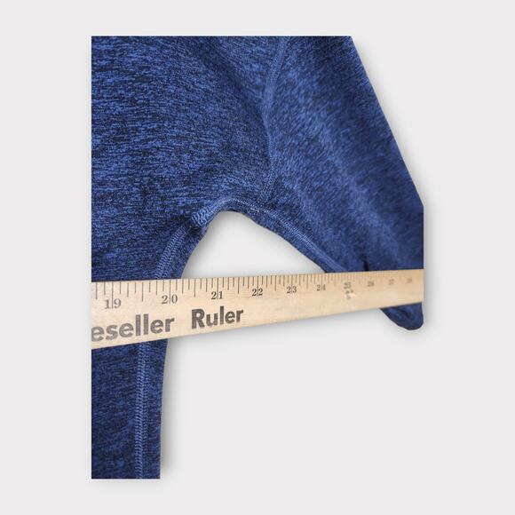 Alala Colorblock Mesh Athleisure Top 3/4 Sleeve Black Blue Women's Small - Picture 7 of 8